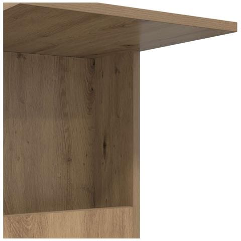 Tavolo laterale con ruota Rovere artigianale 40 x 35 x 60 cm - Foto 9