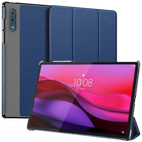 Cover per Yoga Tab Plus - Pelle /PU, Blu - Foto 1
