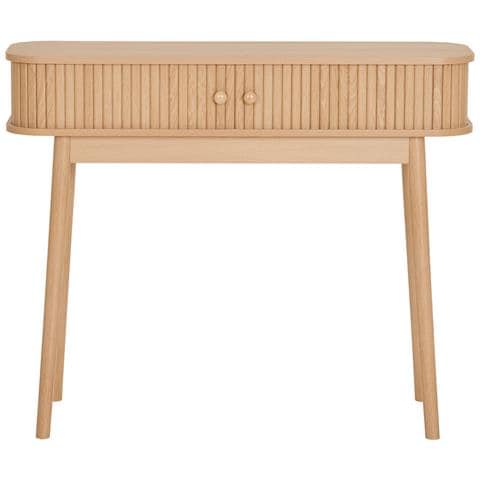 Tavolo Consolle Nikko-marrone-mdf-100x30x80,5 Cm - Foto 1