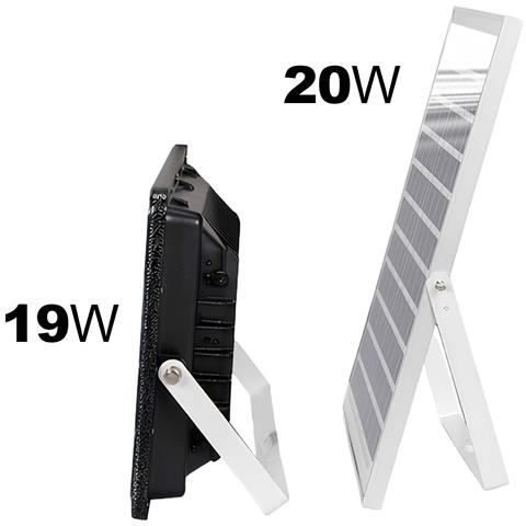 Proiettore Solare Led 19 W Con Pannello Solare 20 W E Rilevamento Automatico - Foto 5