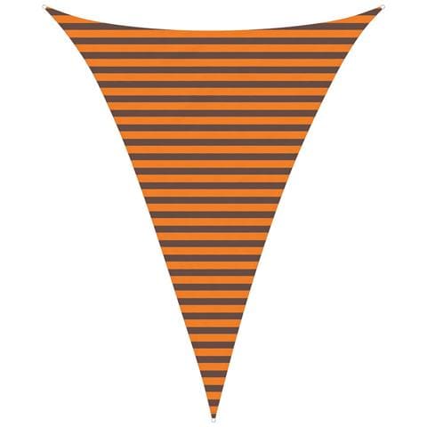 Vela da ombra solare Arancione e Marrone 3 x 4 x 4 m - Foto 1