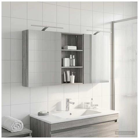 Set di Armadi da Bagno 3 pcs 140 x 14,5 x 70 cm - Foto 2