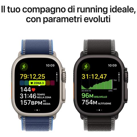 Watch Ultra 3 GPS + Cellular 49mm Cassa Titanio Nero con Loop in maglia Milanese Titanio Nero - Small - Foto 2