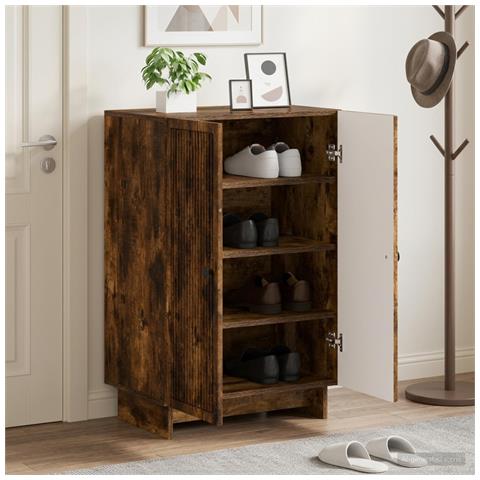 Mobile per scarpe EDE 59,5 x 39,5 x 90 cm Legno ingegnerizzato - Foto 2
