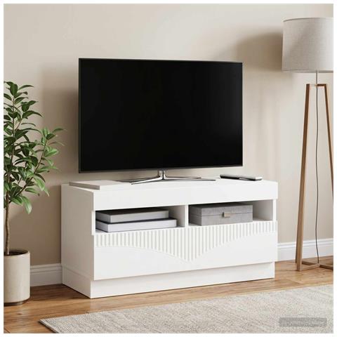 Mobile TV LED Bianco Legno ingegnerizzato - Foto 2