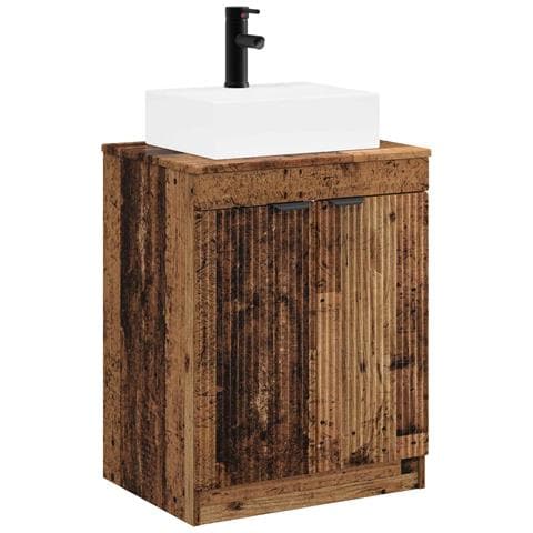 Set di mobili per il bagno Legno antico Legno ingegnerizzato - Foto 1