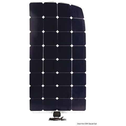 Pannello Solare SunPower 120 Wp 1230x546 mm - Foto 1