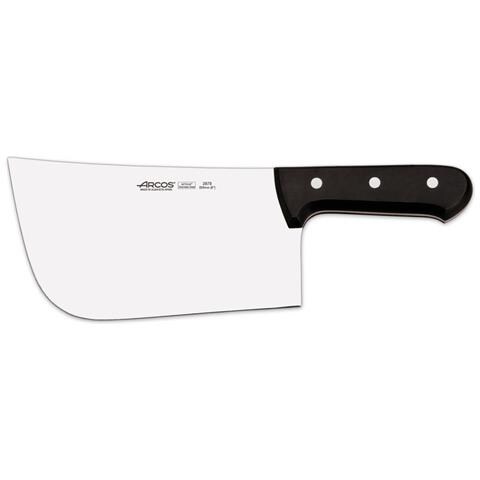 Serie Universal - Mannaia da cucina - Lama Acciaio Inossidabile Nitrum 220 Mm - Manico Polioxymetilene (pom) Colore Nero - Foto 1
