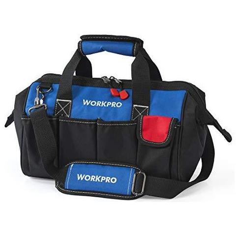 14-inch Strumento Sacchetto Dellorganizzatore Piccolo Tool Bag Muti-purpose Wide Open Mouth Strumento Custodia Con Tracolla Regolabile - Foto 1