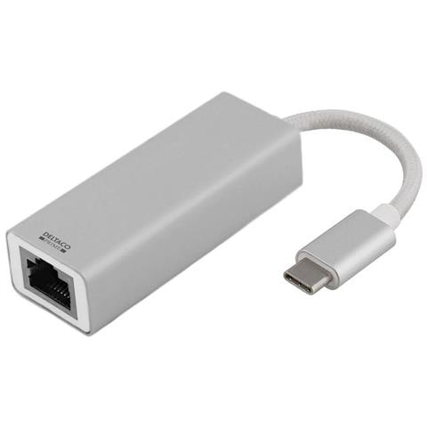 Adattatore Di Rete Prime Usb-c, Gigabit, Rj45, Alluminio, Argento - Foto 1