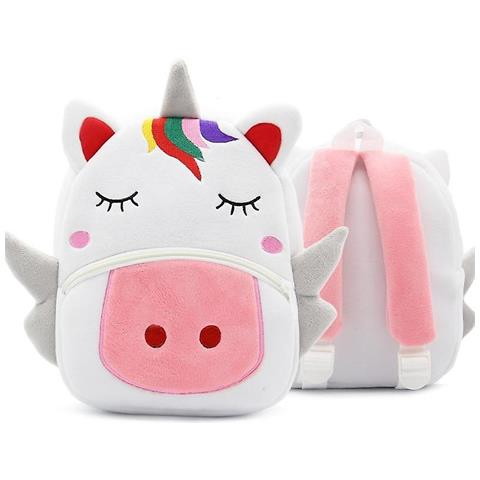 HTN - Borse Di Scuola Del Fumetto Animale - Zaino Peluche Per Bambino  (unicorno) - ePRICE