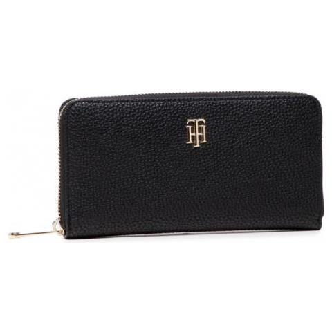 Portafoglio Donna Th Element Portafoglio Ziparound Grande Black Mono Mix Nd Scelta= p Black Mono Mix - Foto 1