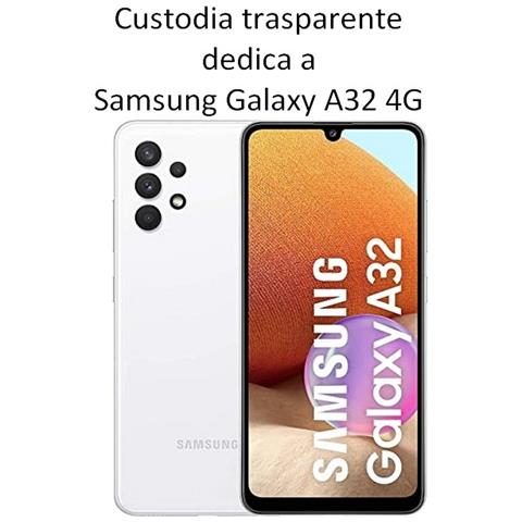 Ultra Slim Custodia Tpu Silicone 0,3mm Cover Case Per Samsung Galaxy A32 4g A325 Trasparente - Foto 2