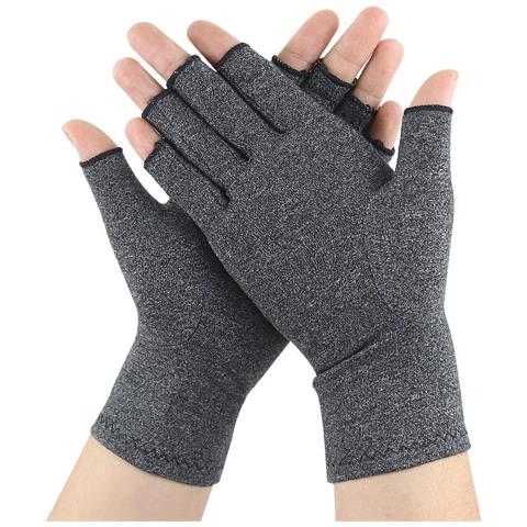Guanti A Compressione Grigi Grey S - Foto 1