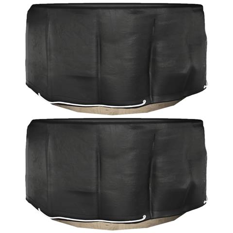Coperture Mobili Da Giardino 2pz 10 Occhielli 230x90cm Rotonde - Foto 1