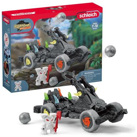 Schleich Eldrador Creatures 42618 Action Figure Giocattolo (schleich Eldrador Creatures Catapult With Mini Creature Toy - Foto 1