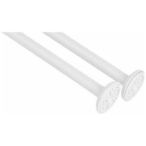 Bastone Per Tende Di Doccia Bianco Alluminio 80 Cm (24 Unità) - Foto 2