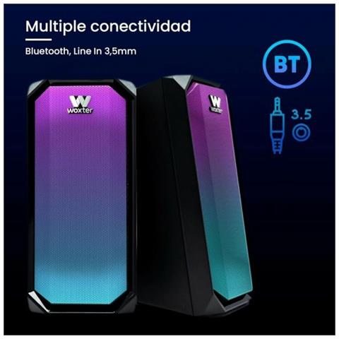 Altoparlante Bluetooth Portatile Big Bass 97 Bt Grigio - Foto 2