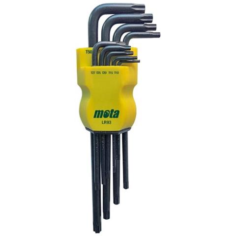 Set Chiavi Torx Mota Lr93 Tamper Extra Lungo 9 Pezzi - Foto 1
