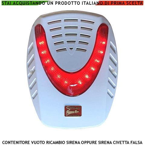 Scatola Fondo E Coperchio In Abs Vetro Rosso Trasparente Ricambio Sirena Aquila Oppure Come Civetta X Nascondere Senso - Foto 1