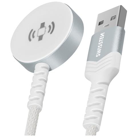 Caricabatterie Magnetico Per Apple Watch Connettore Usb Cavo 1,2m, Bianco - Foto 5