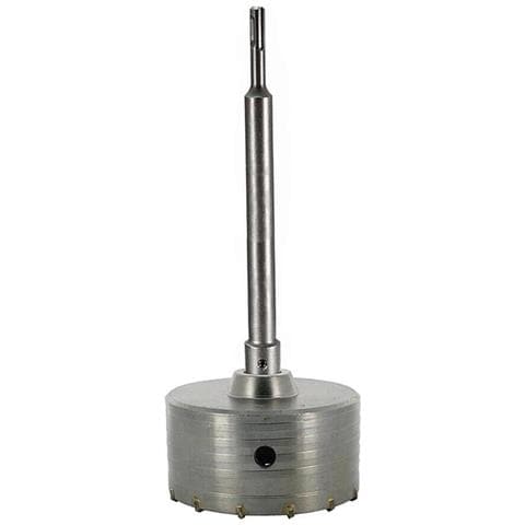 Fresa A Tazza 130 Mm Carotatrice Muro Asta Sds Plus 50 Cm Prolunga Da Trapano - Foto 1