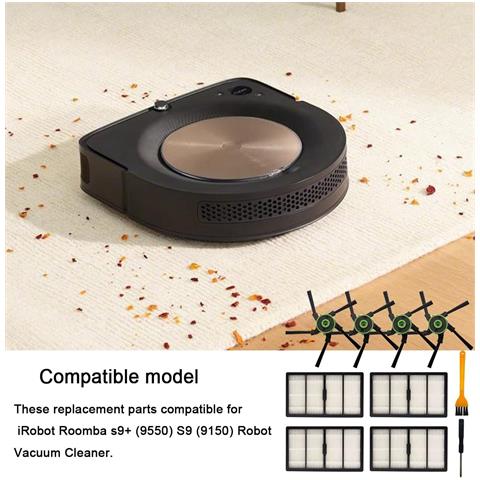 Kit Di Accessori Per Aspirapolvere Da 10 Confezioni Per Irobot Roomba S9 (9150), S9 Plus (9550) Multicolor - Foto 6