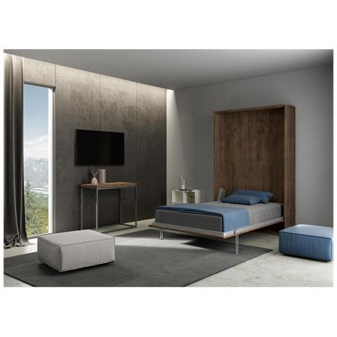 Letto 120 Kentaro Verticale A Scomparsa Noce - Foto 2