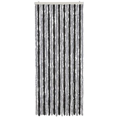 Tenda Antimosche Grigia E Nera 56x185 Cm In Ciniglia - Foto 2