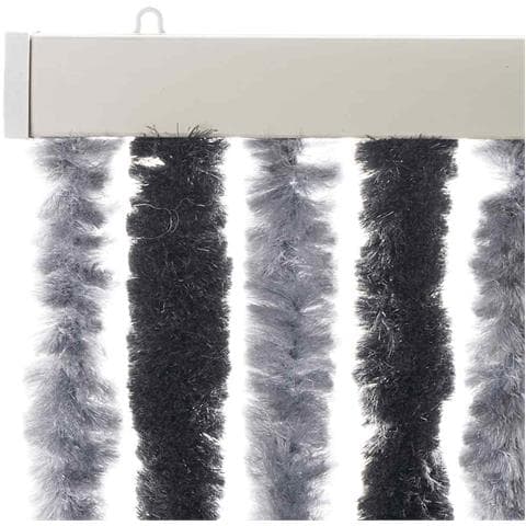 Tenda Antimosche Grigia E Nera 56x185 Cm In Ciniglia - Foto 7