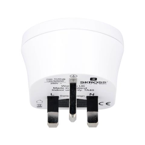 39768 adattatore per presa di corrente Universale Tipo F Bianco - Foto 2