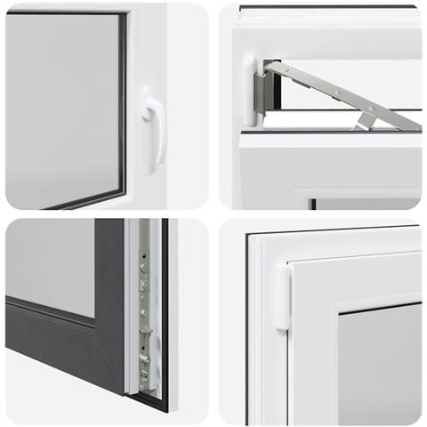 Finestra Seminterrato RISOR 120x60 cm Anta Ribalta DIN Sinistra - Foto 9