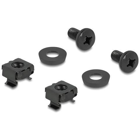 Staffa per cavi da 83 x 60 mm con piastra di montaggio nera - Foto 2