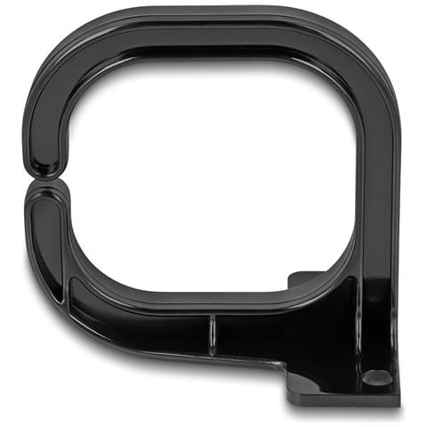 Staffa per cavi da 83 x 60 mm con piastra di montaggio nera - Foto 4