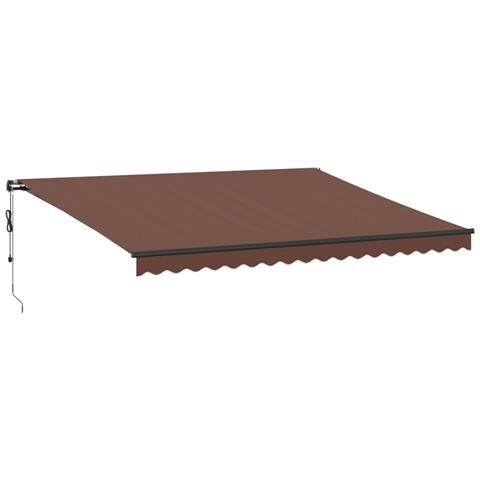 Tenda Da Sole Retrattile Automatica Marrone 450x300 Cm - Foto 2