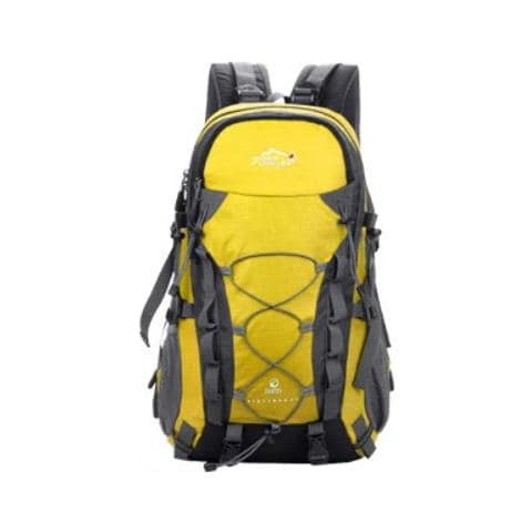 Zaino da Trekking Impermeabile Multiuso 40 Litri 50x32x15 cm Giallo - Foto 2