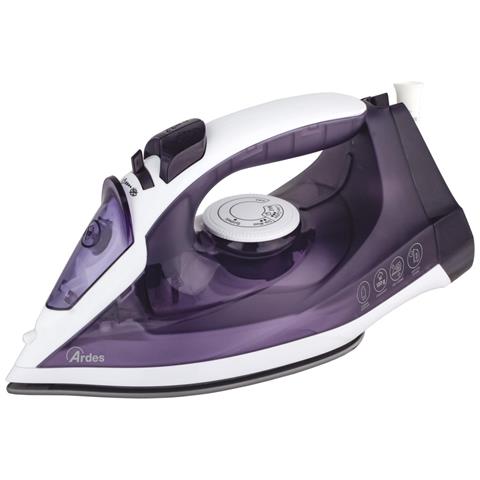 Ferro da Stiro a Vapore ARSTIR01W Potenza 2000 W Colpo Vapore 120 g /min Colore Viola /Bianco - Foto 1