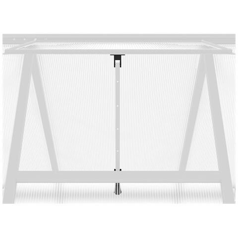 Telaio Serra con Base Argento 169x169x202 cm in Alluminio - Foto 9