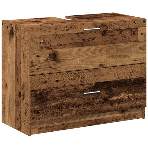 Mobile lavabo Legno Vecchio 78x37x59 cm Legno ingegnerizzato - Foto 1