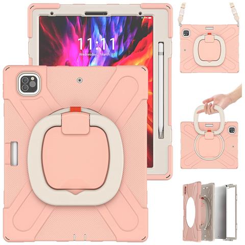 Custodia Per Ipad Pro 12.9"" Con Supporto E Tracolla Rosa - Foto 1