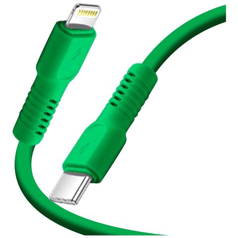 Cavo Di Ricarica E Sincronizzazione Usb-c A Lightning Da 2,4 A, 27 W, 1,8 M, Verde - Foto 1