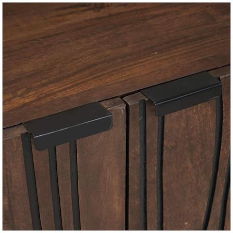 Set di mobili per il bagno 3 pcs Marrone 180 x 33 x 75 cm - Foto 9