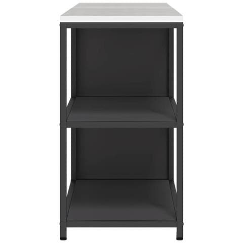 Set di Stoccaggio per Cucina 2 pcs Nero 180 x 50 x 92 cm - Foto 9