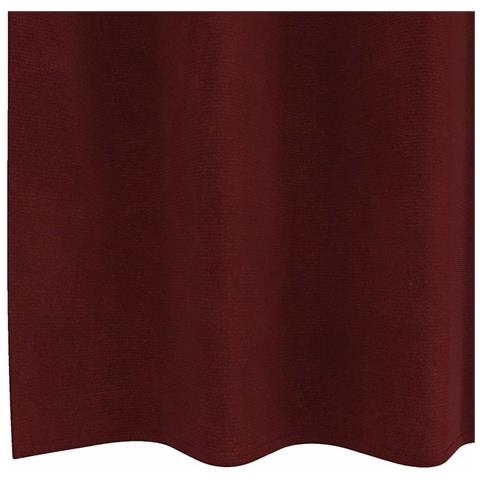 Tende con tende 2 pcs Rosso vino 140 x 225 cm Velluto - Foto 4