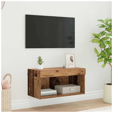 Mobile TV Legno vecchio 60 x 30 x 30 cm Legno multistrato - Foto 2