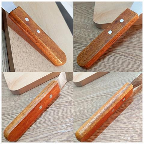 Piccola Spatola In Acciaio Inossidabile Con Manico In Legno - Ideale Per Cuocere, Friggere E Grigliare - Foto 7