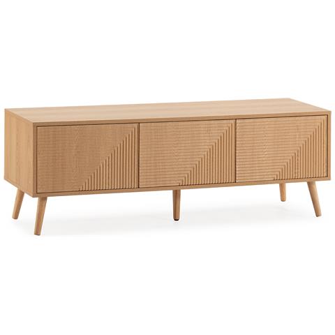 Mobile Tv Telmo 3 Ante Colore Rovere 130 Cm - Foto 1