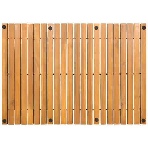 Tappeto da bagno Marrone 60 x 40 cm Legno di Acacia Massello - Foto 9