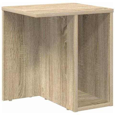 Tavolino Rovere Sonoma 37 x 32 x 40 cm Legno multistrato - Foto 1