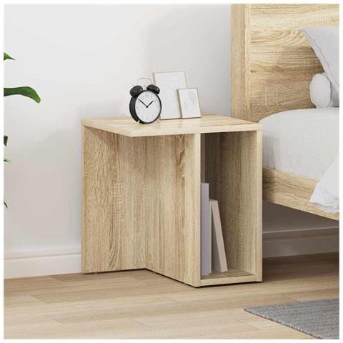 Tavolino Rovere Sonoma 37 x 32 x 40 cm Legno multistrato - Foto 2